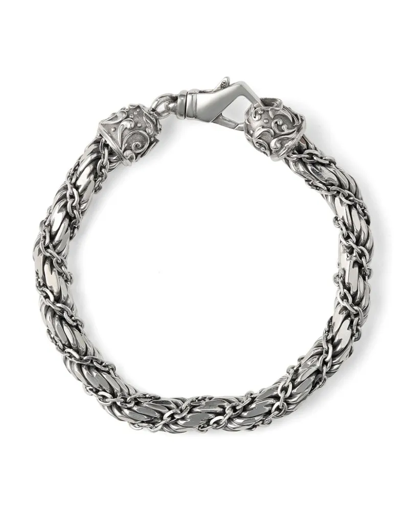 Emanuele Bicocchi Armband im Wickel-Design - Silber Silber
