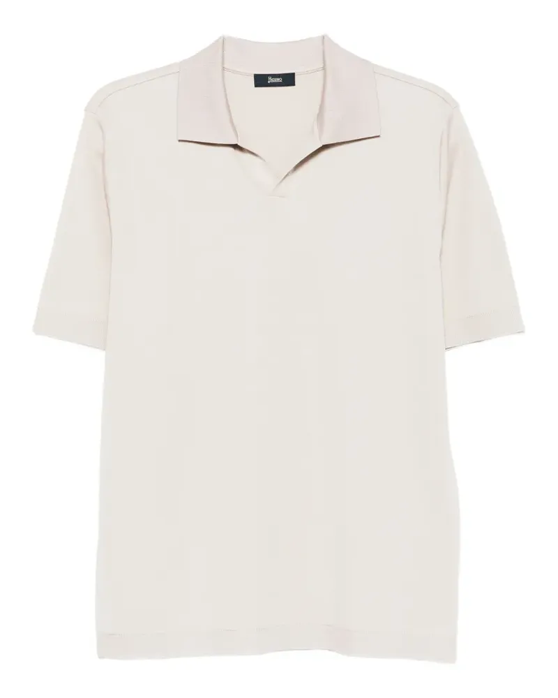 Herno polo-collar T-shirt - Grau Grau
