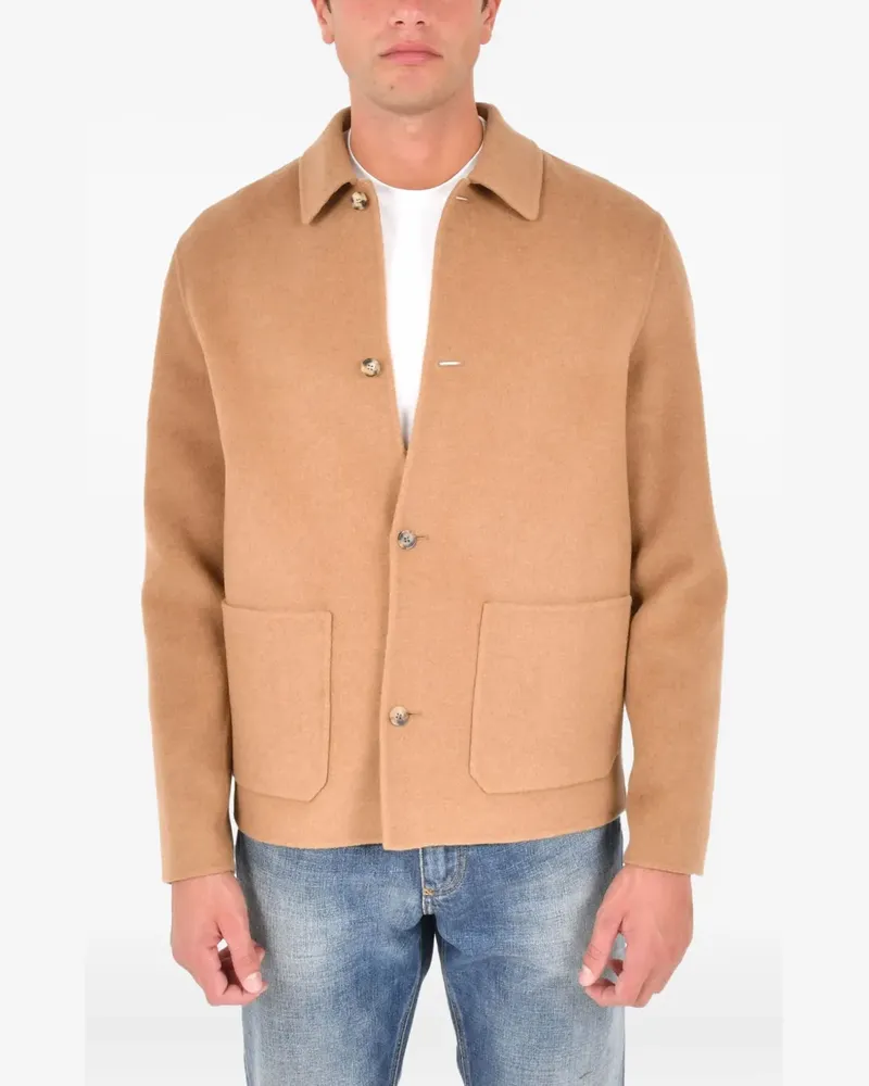 Jacob Cohën Hemd mit Tasche - Braun Braun