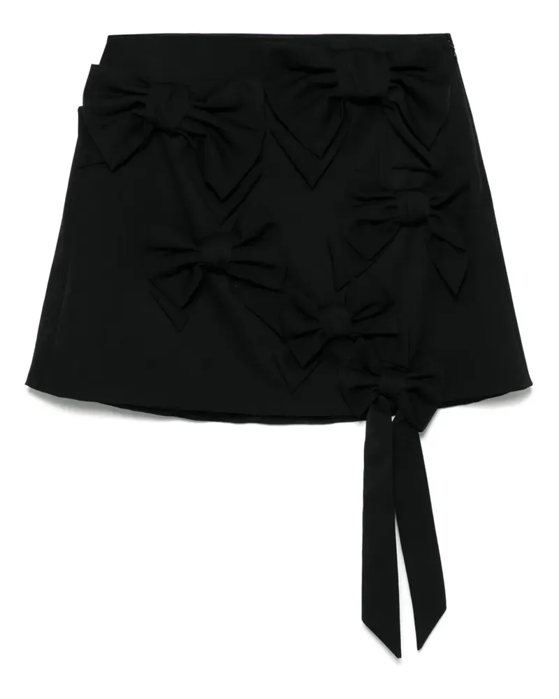 Viktor & Rolf Minirock mit Schleife - Schwarz Schwarz