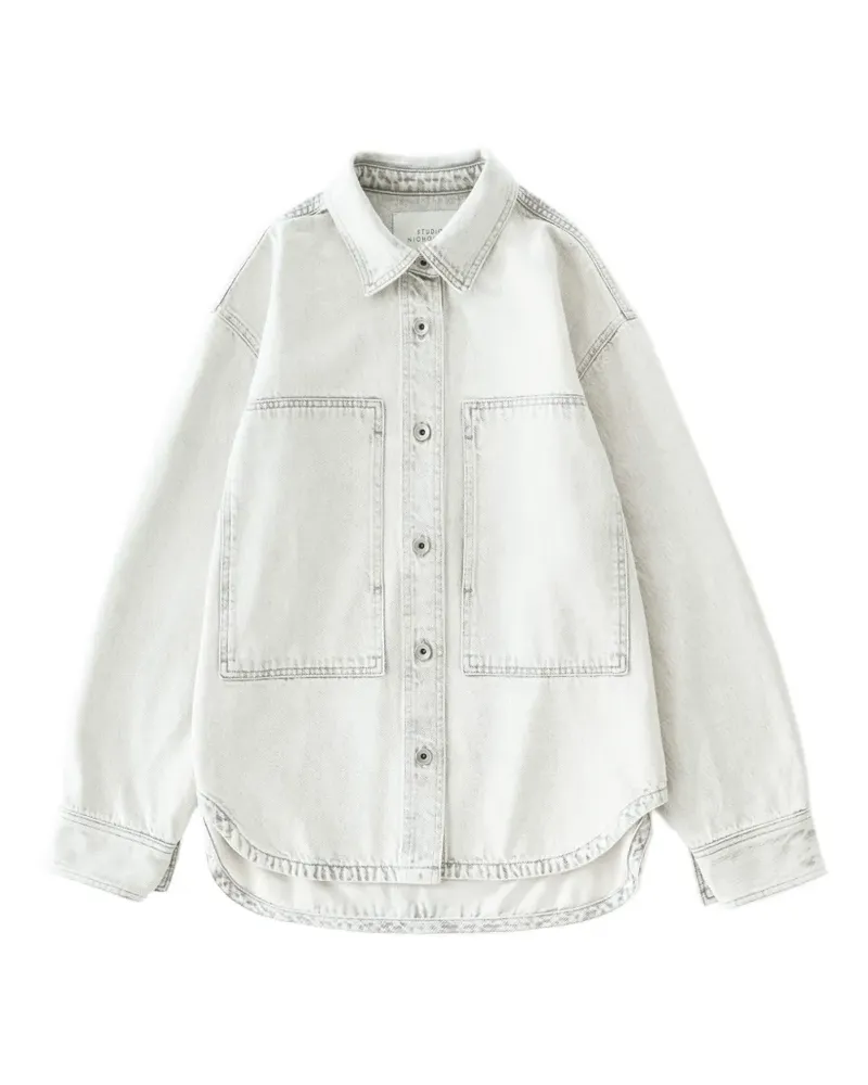 Studio Nicholson Paso patch pockets shirt - Blau Blau