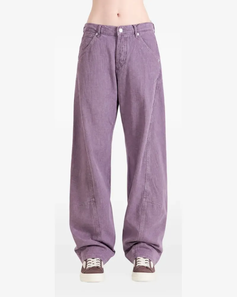 Free People Highland Wide-Leg-Jeans - Violett Violett
