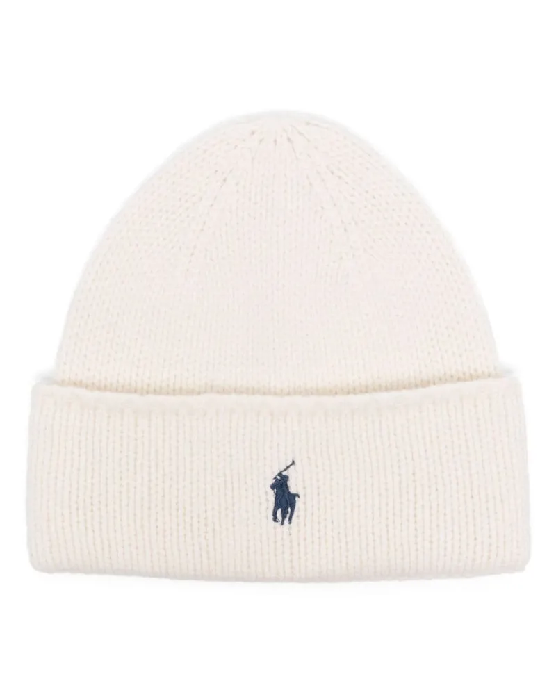 Ralph Lauren Beanie mit Polo Pony-Stickerei - Nude Nude