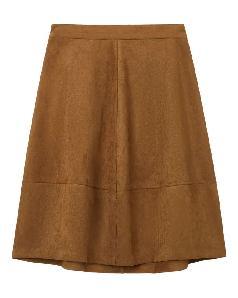 b+ab Midirock mit Einsätzen - Braun Braun