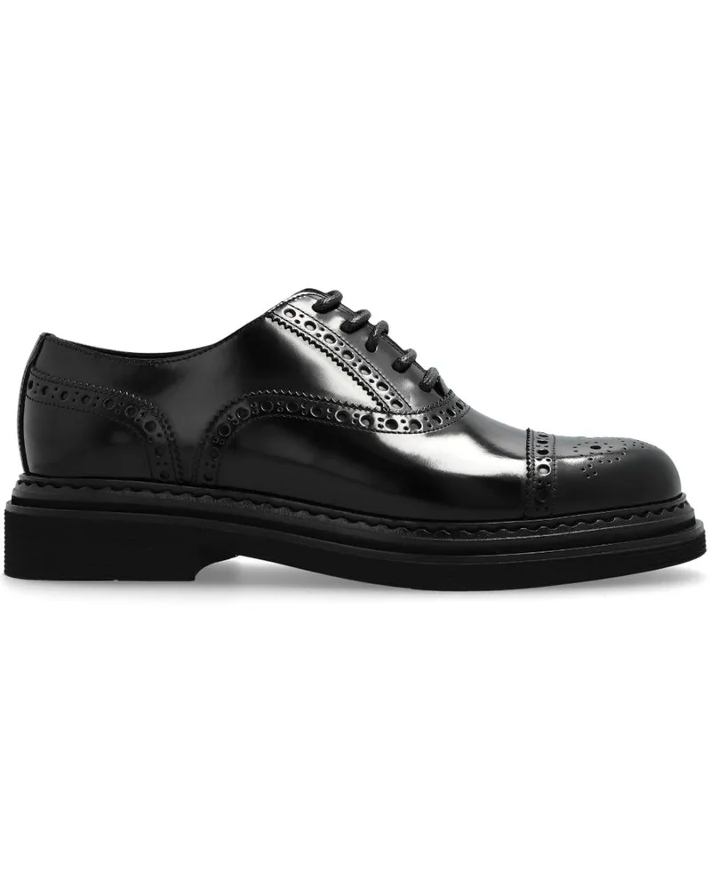 Dolce & Gabbana Klassische Oxford-Schuhe - Schwarz Schwarz