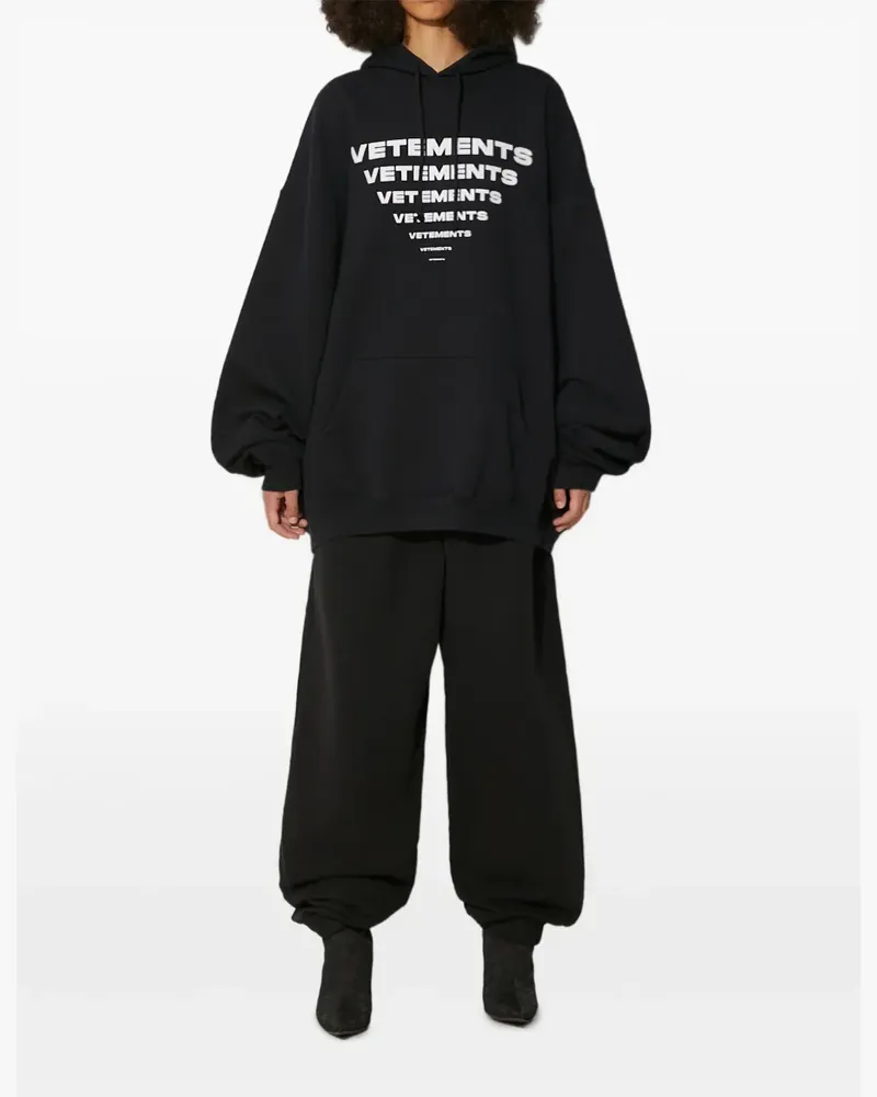 VETEMENTS Jogginghose mit elastischen Bündchen - Schwarz Schwarz