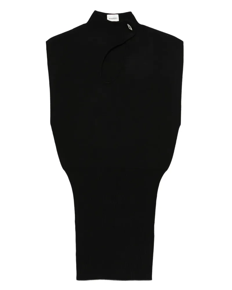 YUZEFI Zyan Minikleid - Schwarz Schwarz