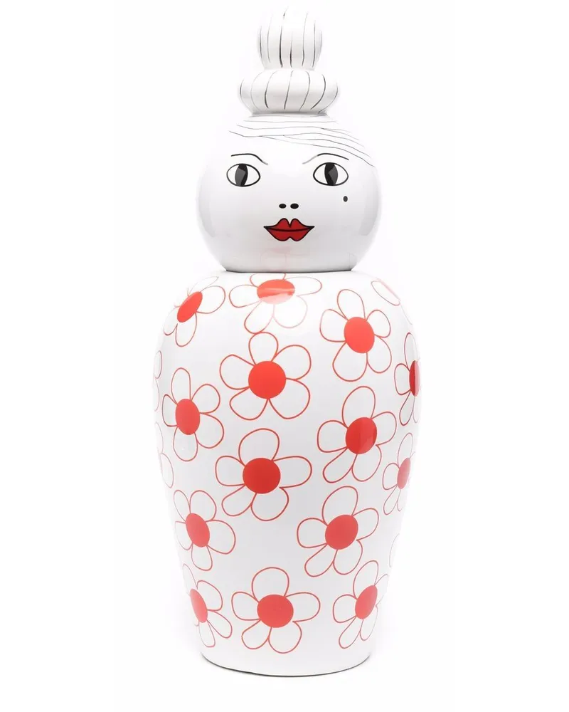 Seletti Canopie Pepa Vase - Weiß Weiß
