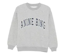 Sweatshirt mit Logo-Print - Grau