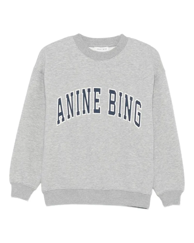 Anine Bing Sweatshirt mit Logo-Print - Grau Grau