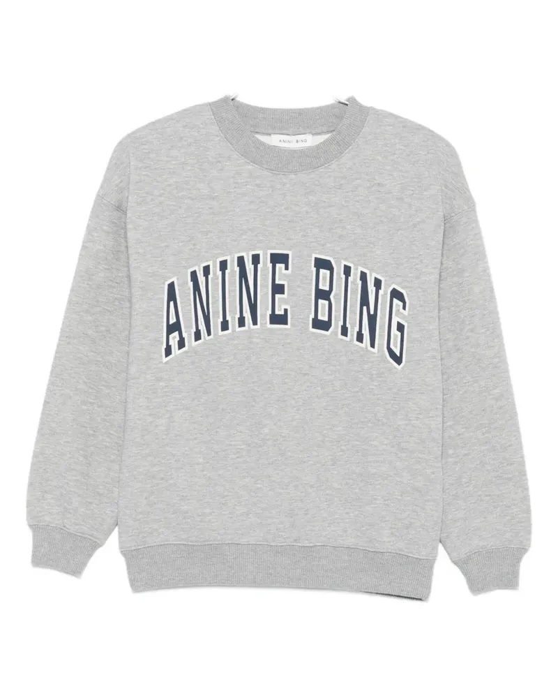 Anine Bing Sweatshirt mit Logo-Print - Grau Grau