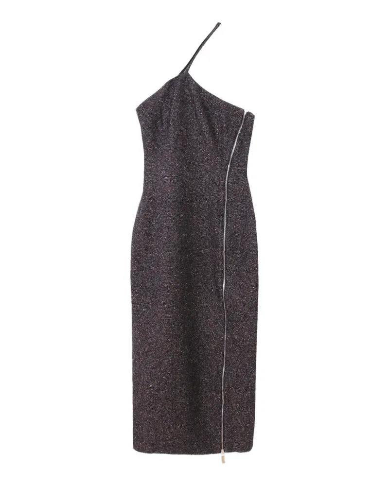 REMAIN One-Shoulder-Kleid - Braun Braun