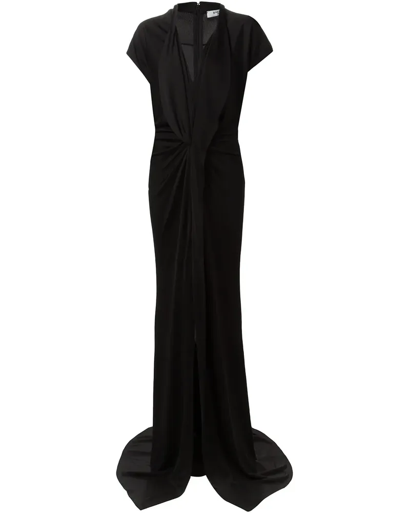 Givenchy draped evening gown - Schwarz Schwarz
