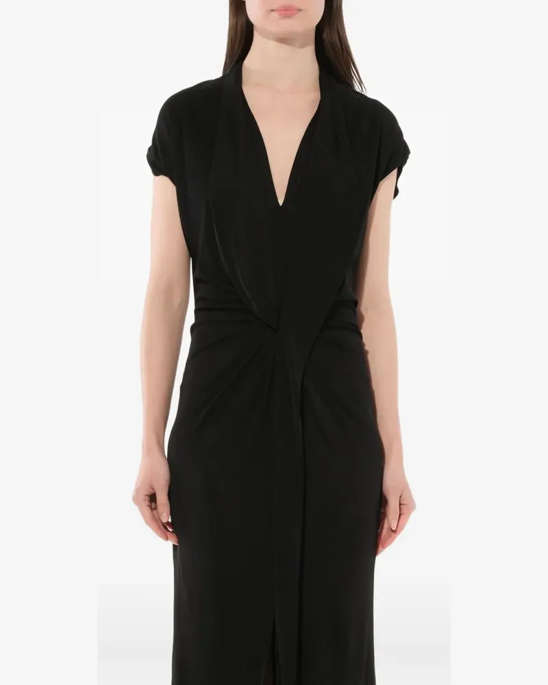 Givenchy draped evening gown - Schwarz Schwarz