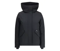 Gefütterte Kapuzenjacke - Schwarz