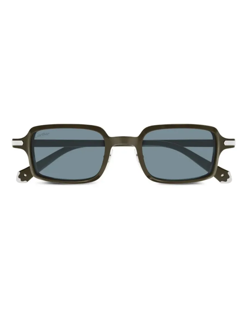 Cartier Eckige Sonnenbrille - Braun Braun