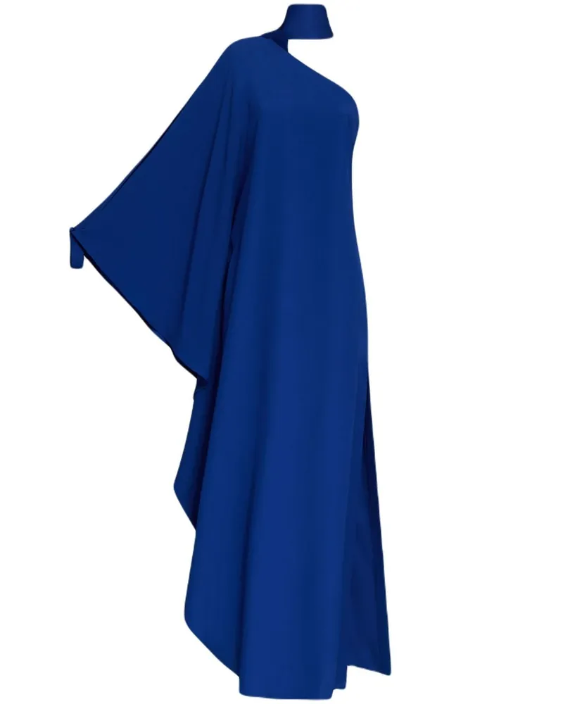 Taller Marmo Asymmetrisches Abendkleid Blau