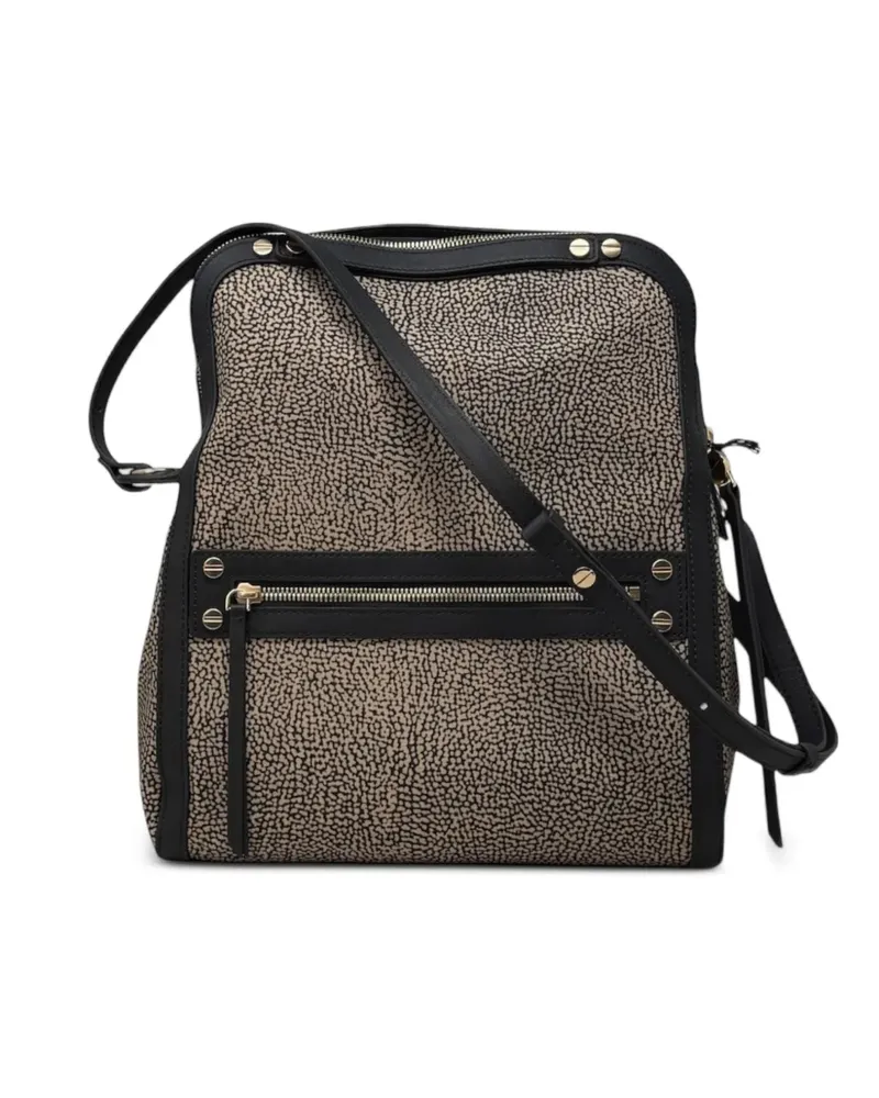 Borbonese small Frame cross body bag - Nude Nude