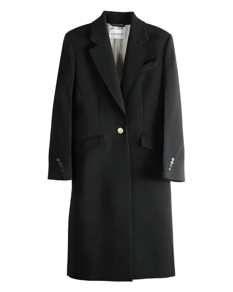 Givenchy buttoned coat - Schwarz Schwarz