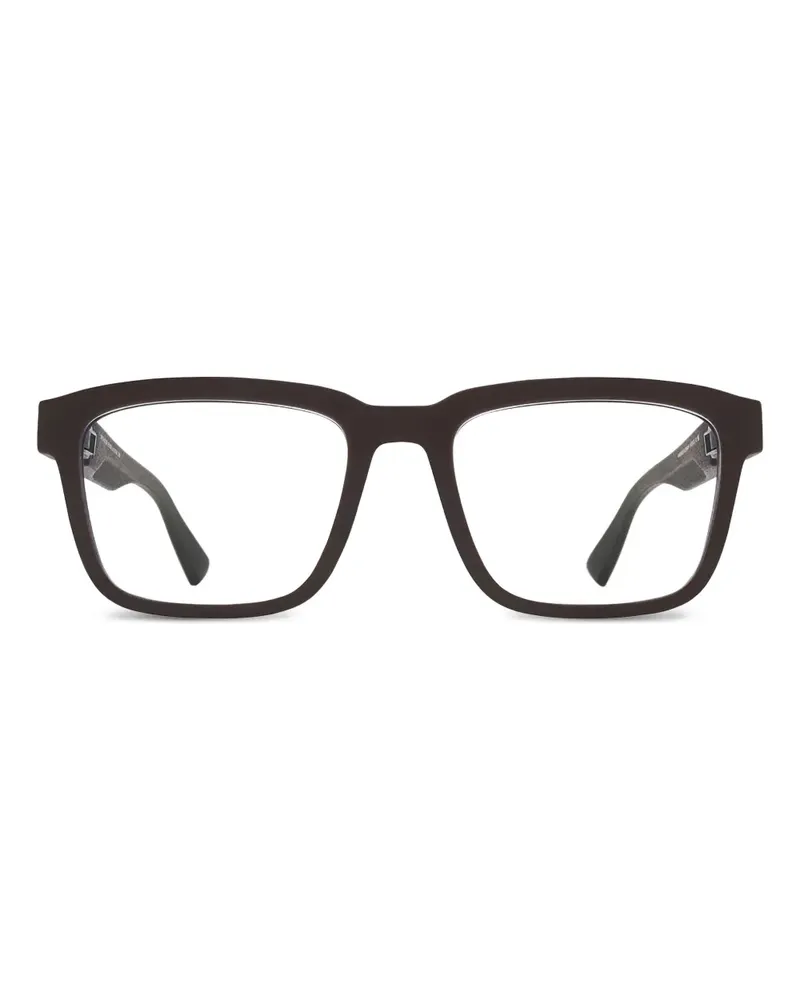 Mykita Helicon Brille mit mattem Finish - Schwarz Schwarz