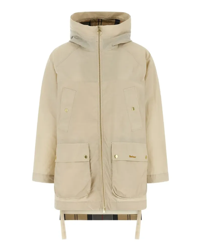 Barbour Middlemarch hooded rain jacket - Nude Nude