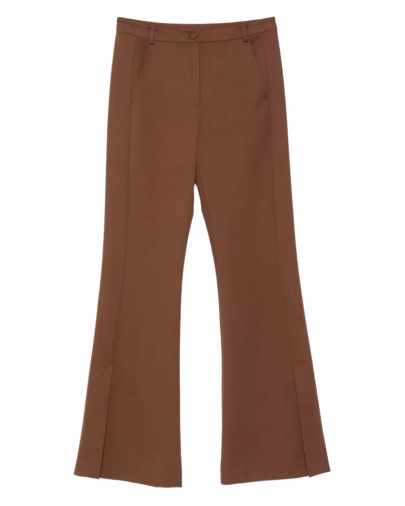 Patrizia Pepe Ausgestellte Hose - Braun Braun