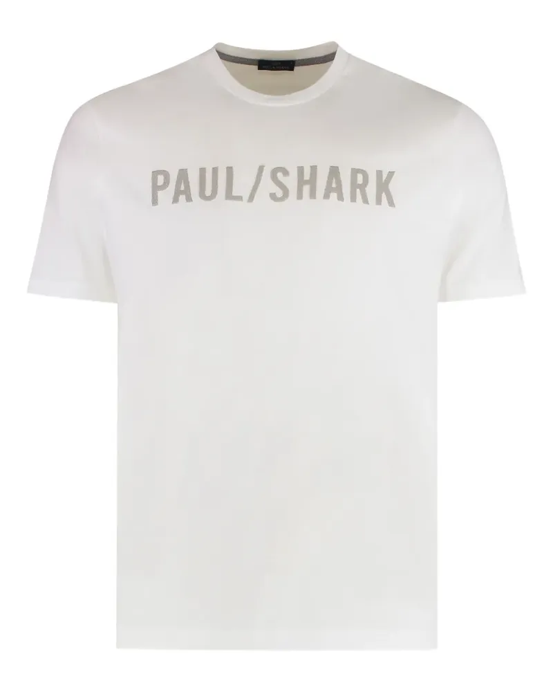Paul & Shark T-Shirt mit Logo-Print - Weiß Weiß