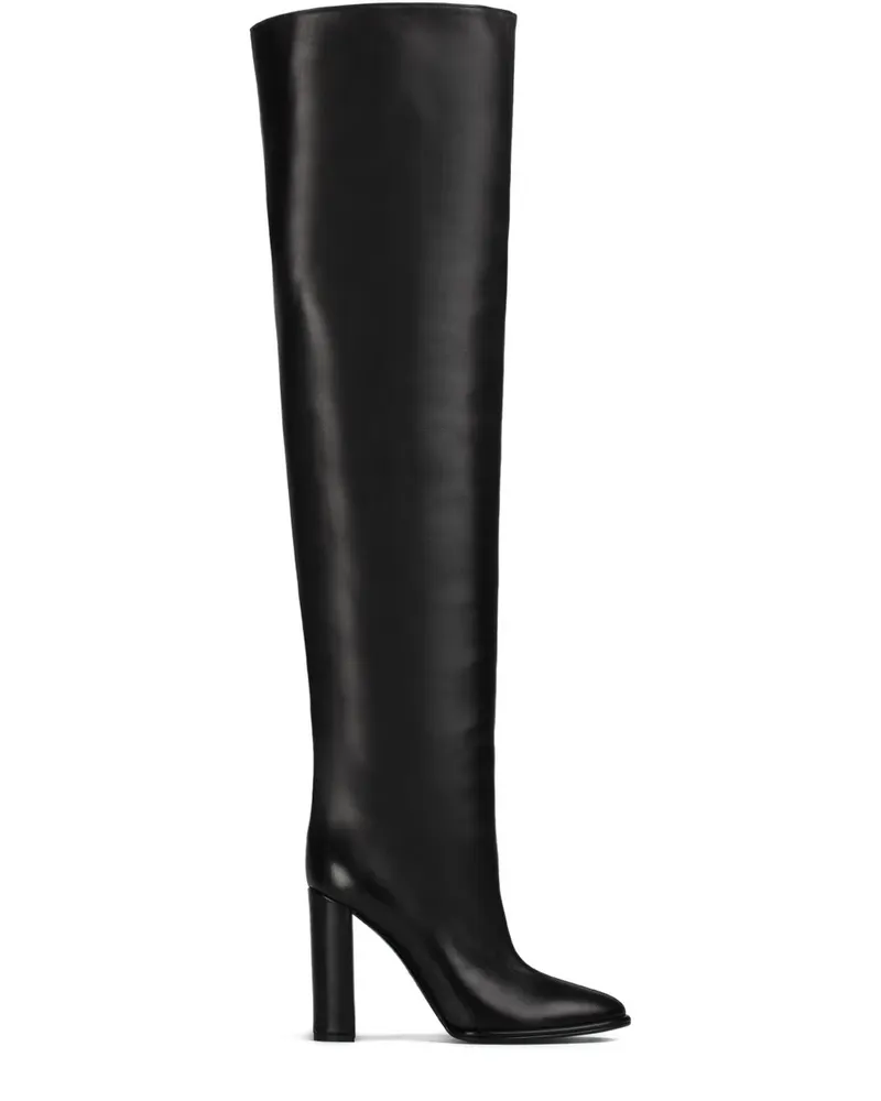 Le Silla Elsa Stiefel mit Blockabsatz 110mm - Schwarz Schwarz