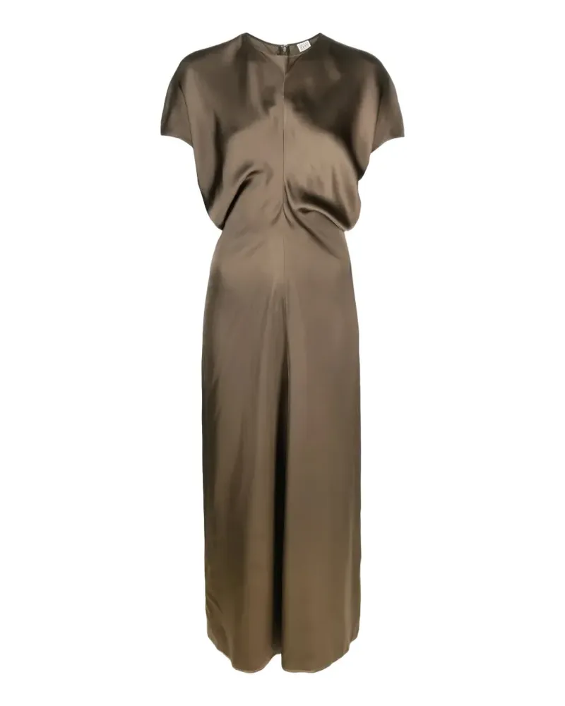 Totême Kleid mit lockerem Bund - Grün Grün