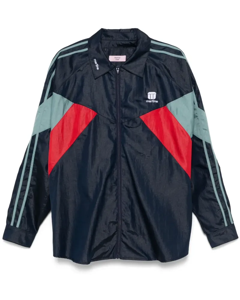 Martine Rose Sportjacke im Hemdstil - Blau Blau