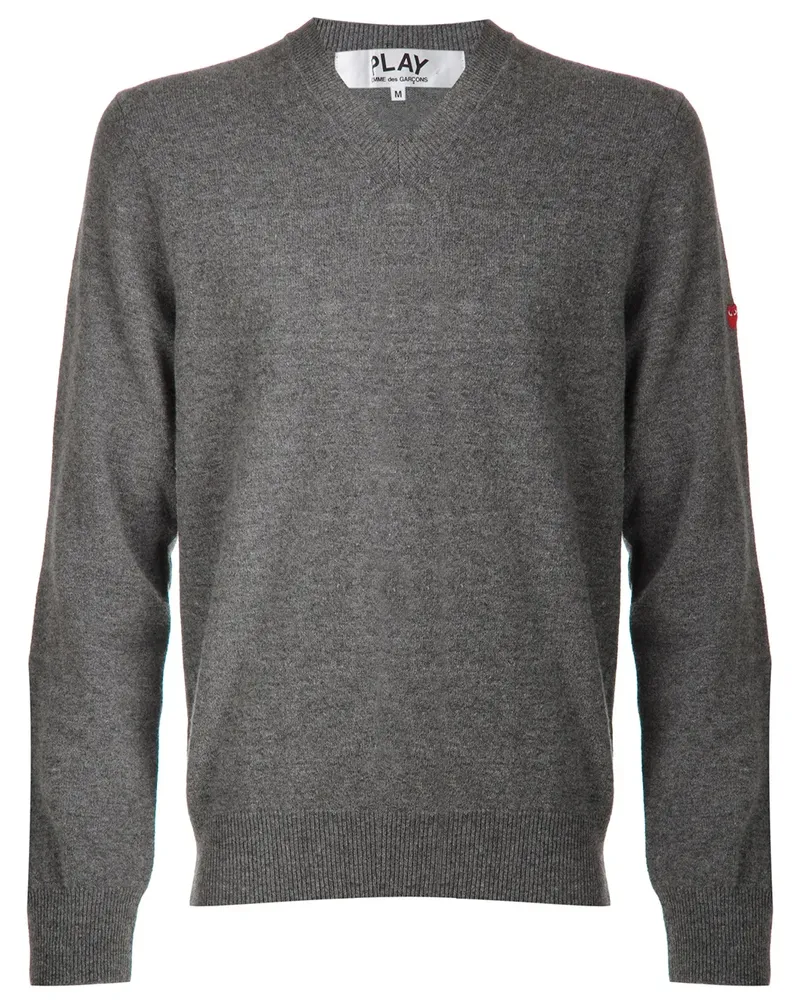 Comme des Garçons Pullover mit V-Ausschnitt - Grau Grau