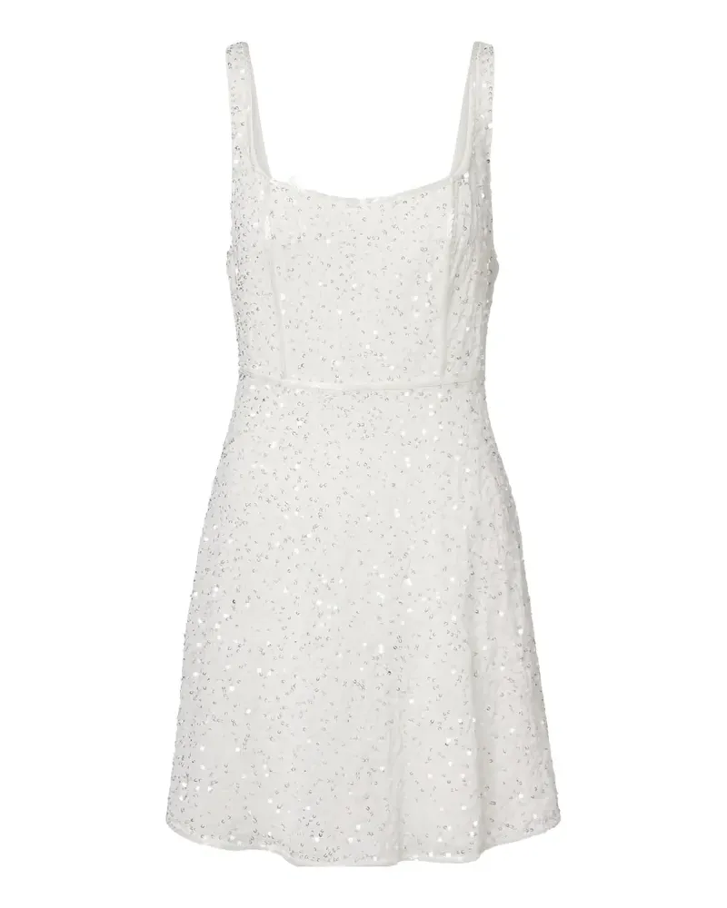 RIXO sequin-embellished sleeveless dress - Weiß Weiß