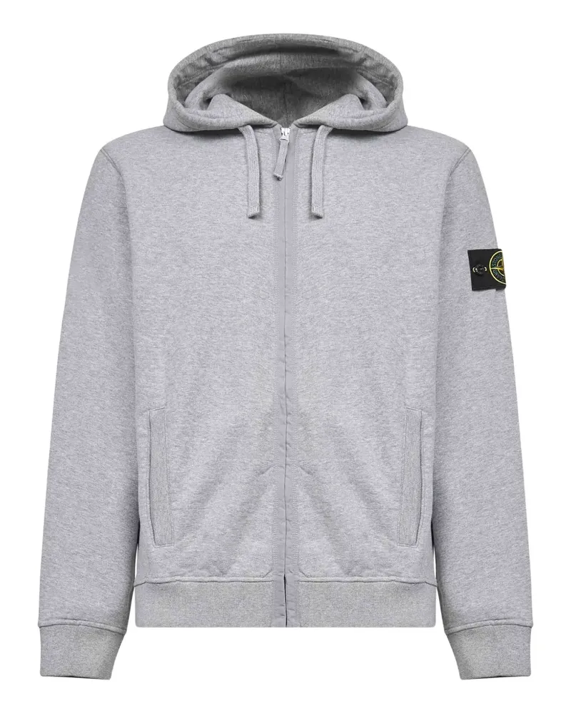 Stone Island zip-up hoodie - Grau Grau