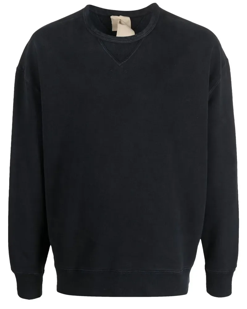 Ten c Sweatshirt mit Logo-Patch - Schwarz Schwarz