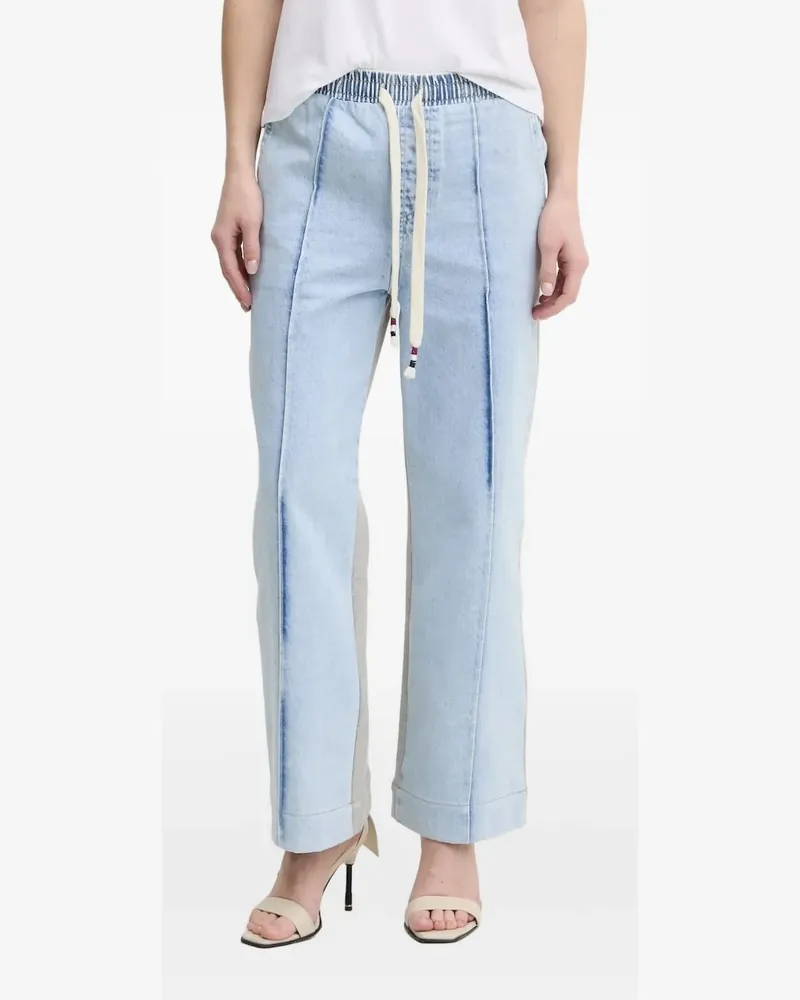 Desigual Jogginghose mit Jeanseinsätzen - Blau Blau