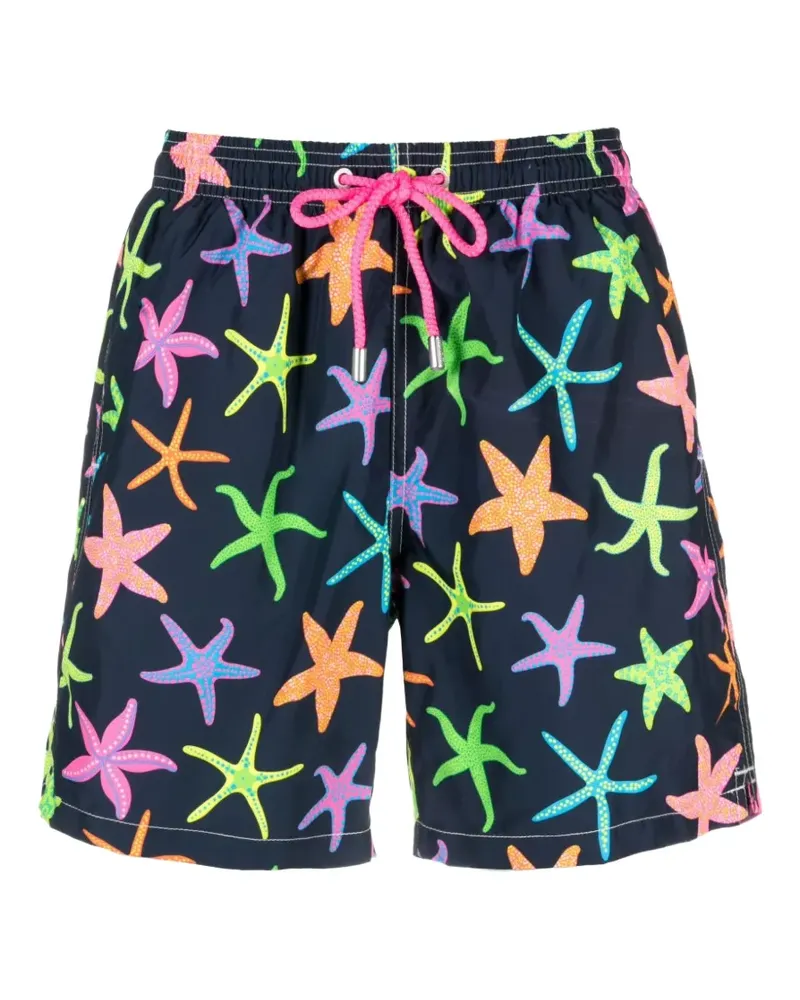 MC2 Saint Barth starfish-print drawstring swim shorts - Blau Blau