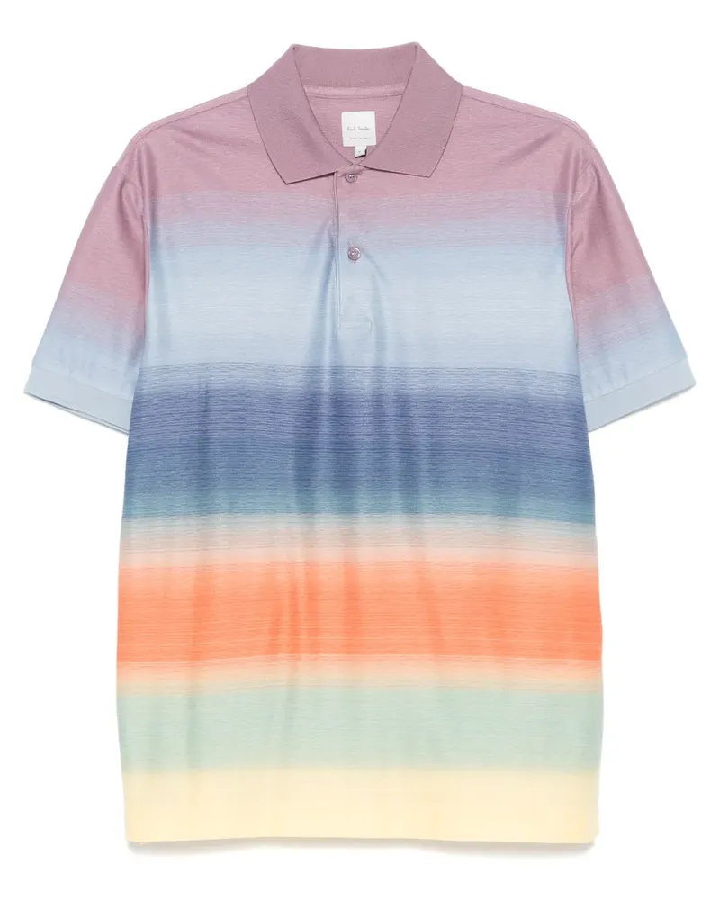 Paul Smith Poloshirt mit Smith-Streifen - Violett Violett