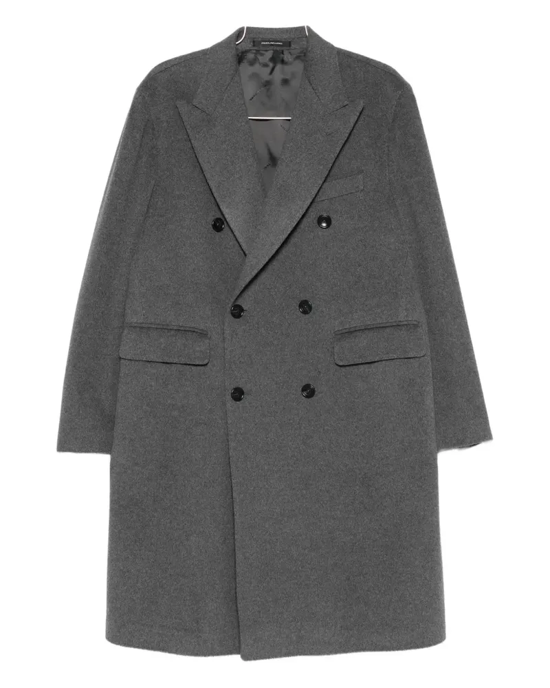 Tagliatore Doppelreihiger Mantel - Grau Grau