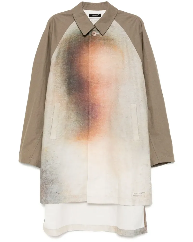Undercover Mantel mit grafischem Print - Nude Nude