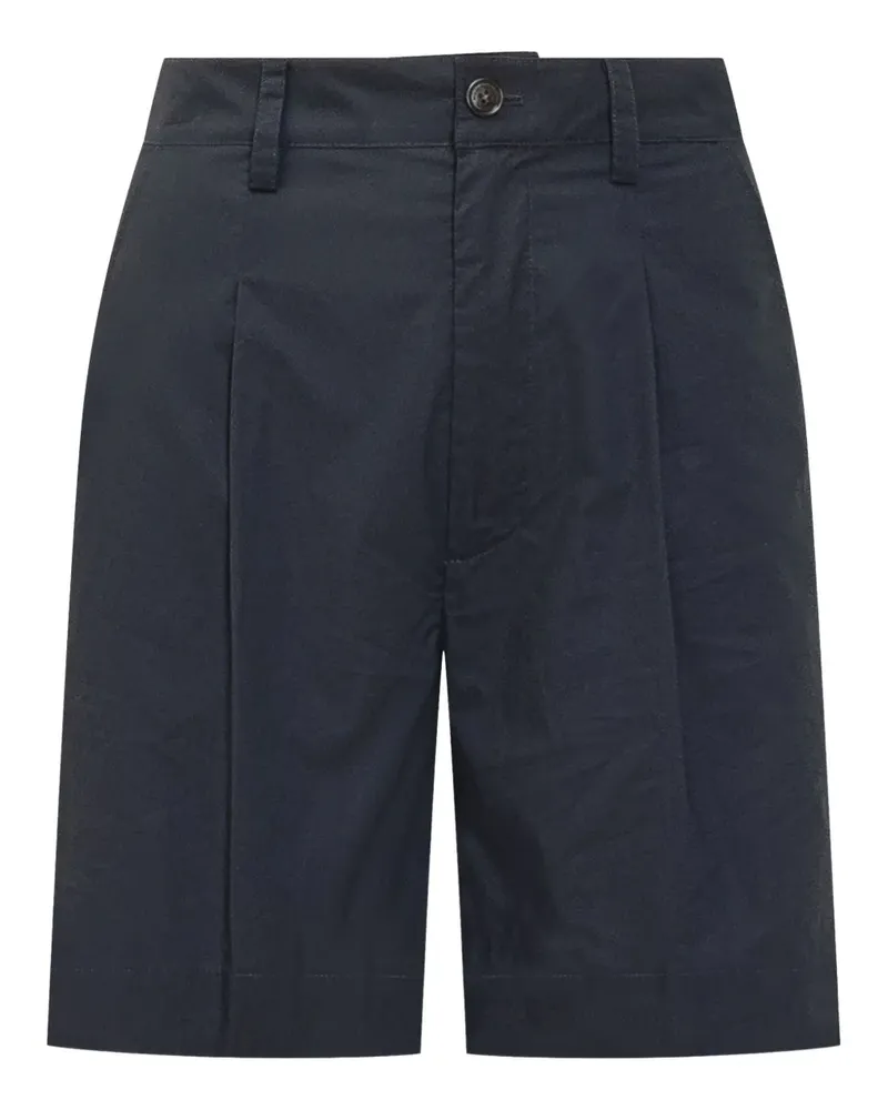 Woolrich Shorts aus Popeline - Blau Blau