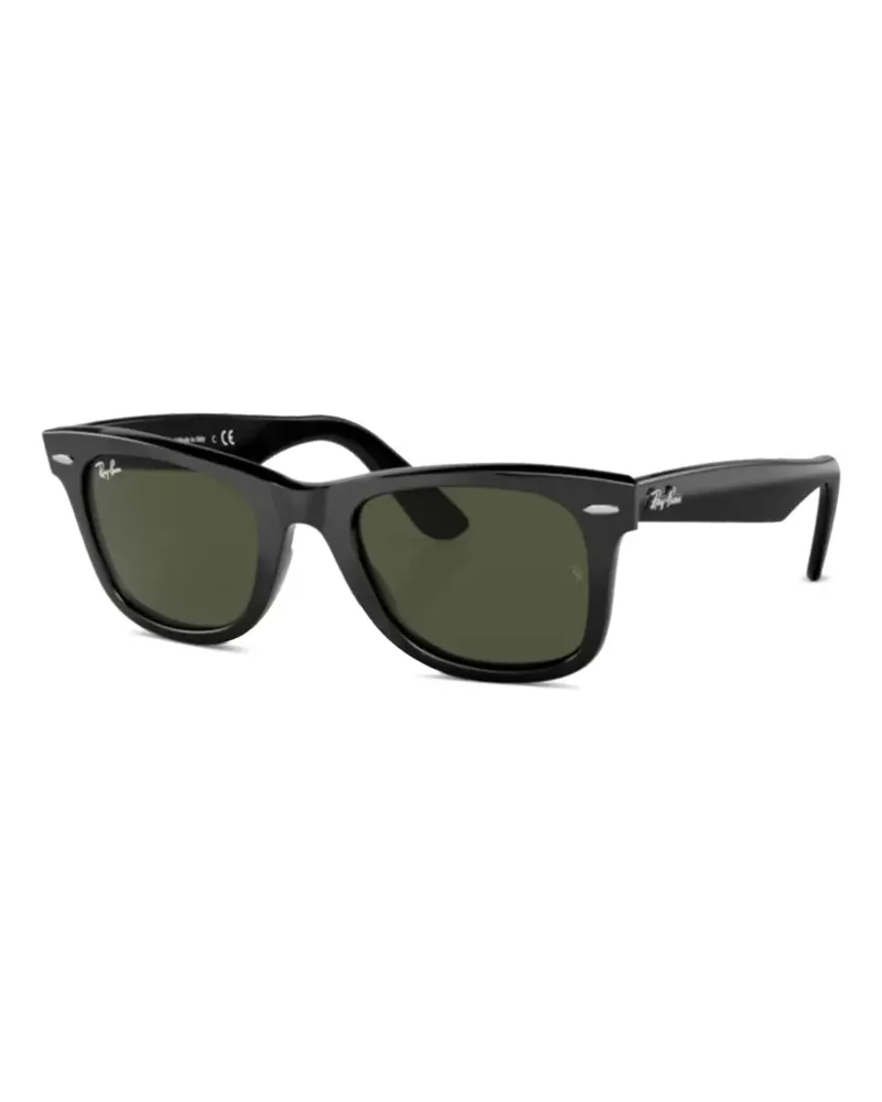 Ray Ban Sonnenbrille mit eckigem Gestell - Schwarz Schwarz