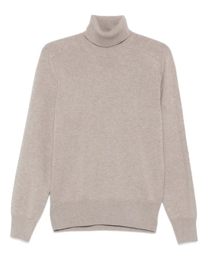 Brunello Cucinelli Rollkragenpullover aus Kaschmir - Nude Nude