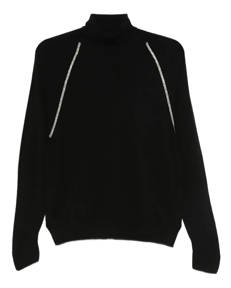 D.EXTERIOR Pullover mit Rollkragen - Schwarz Schwarz