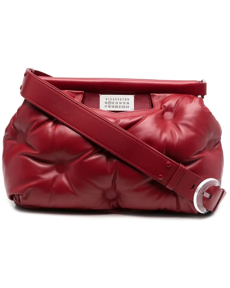 Maison Margiela Mittelgroße Glam Slam Classique Schultertasche Rot