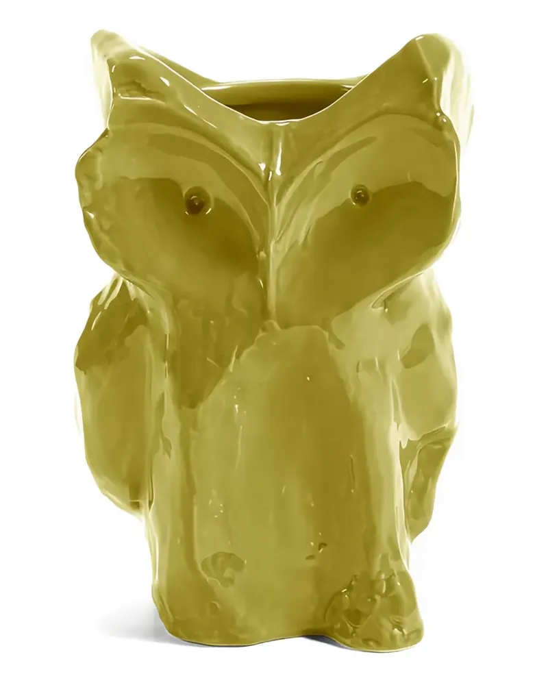 Serax x Marni owl-shaped ceramic vase (19.5cmx19.5cmx30cm) - Grün Grün