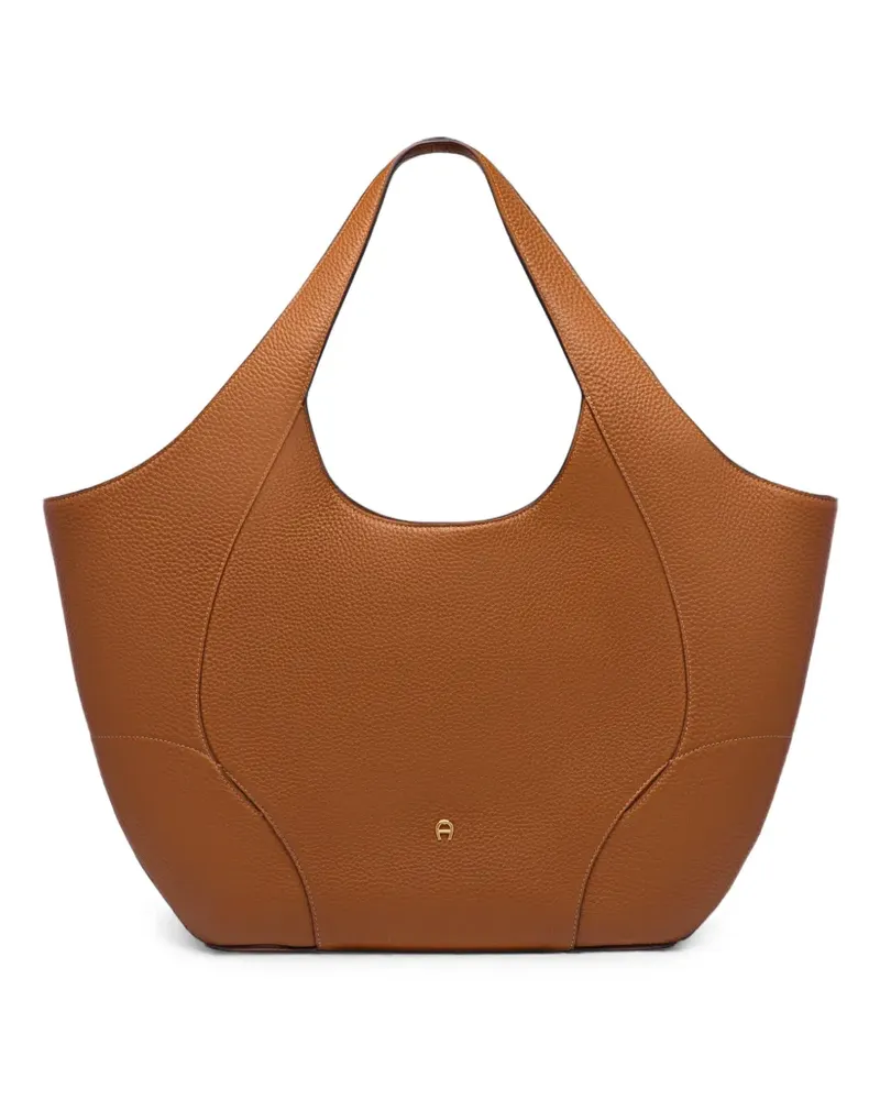Aigner large Hazel tote bag - Braun Braun