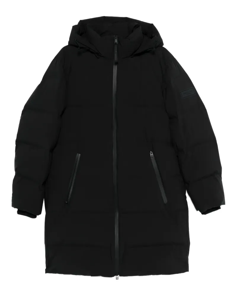 Marc O'Polo x FUNCTION MOP Kapuzenmantel mit Reißverschluss - Schwarz Schwarz