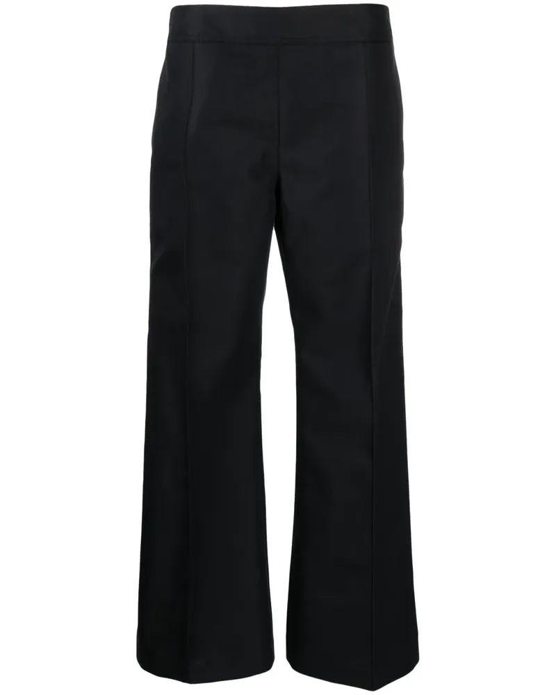 Studio Nicholson Ausgestellte Acapulco Hose - Schwarz Schwarz
