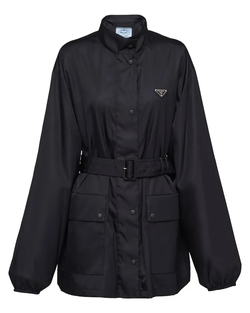Prada Regenmantel aus regeneriertem Nylon - Schwarz Schwarz