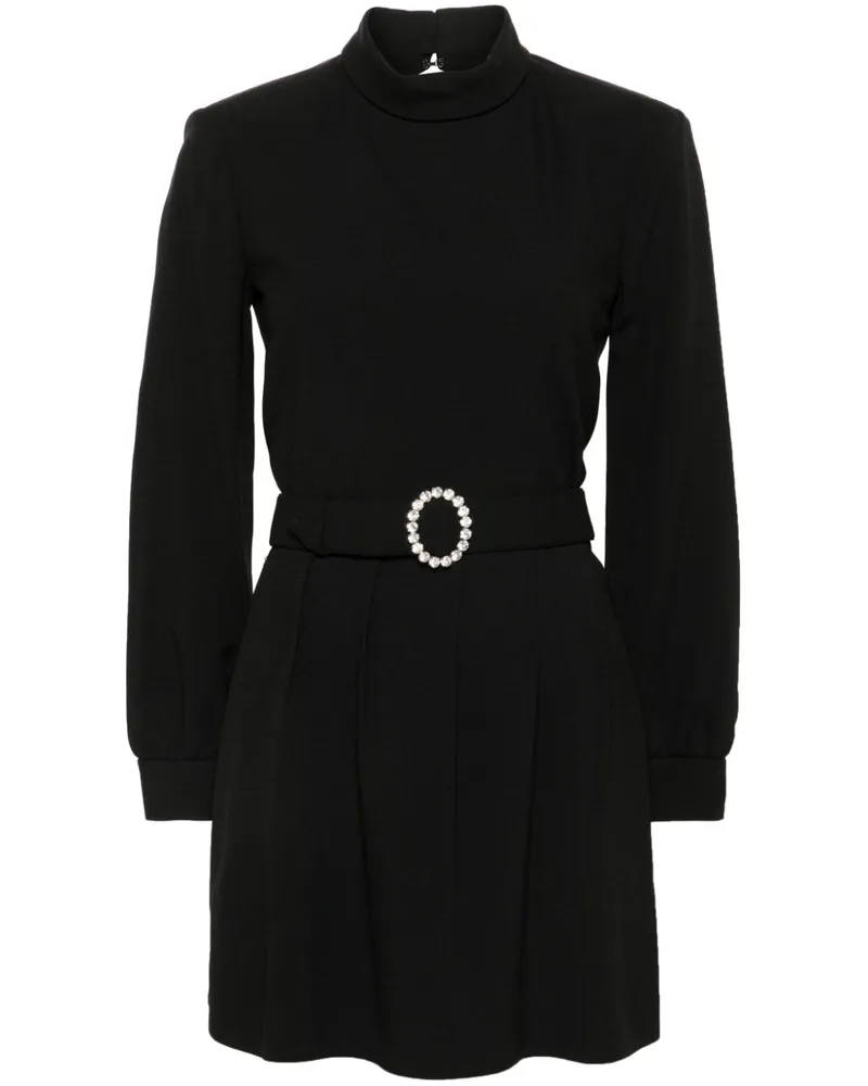 Saint Laurent Minikleid aus Seide - Schwarz Schwarz